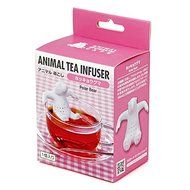 [ Silicon Animal tea strainer Polar Bear 1 pieces ] animal tea in the fuser / tea strainer / Animal Museum cafe N5