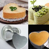 UniversalD Aluminium Heart Shaped Fondant Cake Mold Chocolate Mould Wedding Gift Heart Springform Pan Bakeware... N2