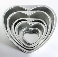 UniversalD Aluminium Heart Shaped Fondant Cake Mold Chocolate Mould Wedding Gift Heart Springform Pan Bakeware... N3