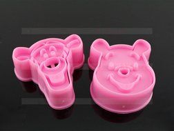 1 Set Cute Laughed Tiger Winne Bear Design Baking Cookie Fondant Cake SugarCraft Biscuit Chocolate Clays DIY Modelling... N4