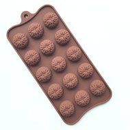 Always Your Chef Silicone Candy/Chocolate Making Molds DIY Molds, MINI Molds for Making Jello,Sun Flower Shaped... N2