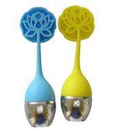 JLHua Lotus Flower Loose Leaf long-handled Tea Infuser Best Tea Scoop Strainer N11
