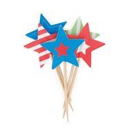 Paper Eskimo 25-Pack Super Stars Cupcake Toppers