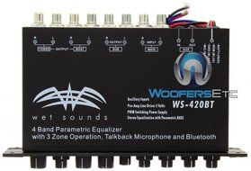 WS-420BT - Wet Sounds Marine Audio Multi Zone Equalizer with Integrated Bluetooth by Wet Sounds N5
