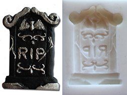 Tomb Stone Silicone Mold for Gum Paste