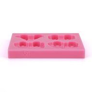 KookieMonsta Baby Car Silicone Molds Bus Taxi 3d Cake Cupcake Decorating Molds Fondant Decorating Tools N3