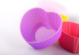 DIY Heart Silicone Cupcake Jelly Chocolate Ice Soap Muffin Mold Mould N3