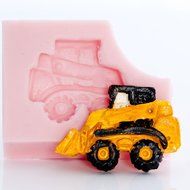 Small Skid Steer Silicone Mold Food Safe Fondant, Resin, Polymer Clay Mold. Flexible easy to use. Jewelry, Craft... N3