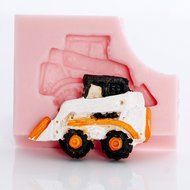 Small Skid Steer Silicone Mold Food Safe Fondant, Resin, Polymer Clay Mold. Flexible easy to use. Jewelry, Craft... N4