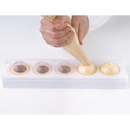 Silikomart MUL3D148 Silicone Sphere Mold with Transparent Top N9