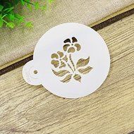 Sher Small Botanical Flowers Cookie Stencils,Cake Stencils Decoration,Tools for Fondant, N3