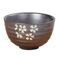Tea Ceremony Matcha Bowl Green Tea Powder Ceramic Teaware Accessory 4 Patterns - Cherry Blossoms, 11.3x4.8x6.9cm N21