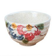 Tea Ceremony Matcha Bowl Green Tea Powder Ceramic Teaware Accessory 4 Patterns - Cherry Blossoms, 11.3x4.8x6.9cm N22