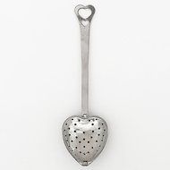 GOOTRADES Heart Shape Stainless Steel Tea Infuser Spoon Strainer Steeper Handle Shower (pack of 2) N3