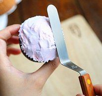 Newest 25cm Cake Icing Spatula With Wood Handle Cream Butter Smoother Blade Angled Flat Scraper Smoothing Decorating... N2