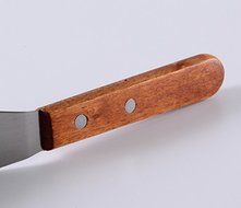 Newest 25cm Cake Icing Spatula With Wood Handle Cream Butter Smoother Blade Angled Flat Scraper Smoothing Decorating... N3
