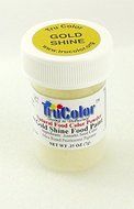 TruColor Shine Airbrush Natural Food Color (Lg. Jar) Gold Shine (1x10g)