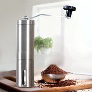 Samyo Portable Stainless Steel Manual Adjustable Ceramic Burr Coffee Grinder Hand Crank Coffee Bean Mill N3