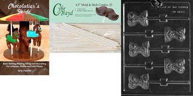 Cybrtrayd D105 Corset Lolly Chocolate Candy Mold with Exclusive Cybrtrayd Copyrighted Chocolate Molding Instructions N2
