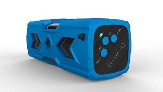 SNEED-Extreme sports waterproof Bluetooth speaker stereo 3D surround sound three anti , blue N2