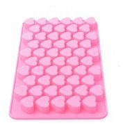 Mini heart-shaped chocolate silicone mold ice lattice DIY mold