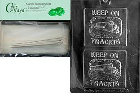 Cybrtrayd J094 Train Greeting Card Jobs Chocolate Candy Mold N3