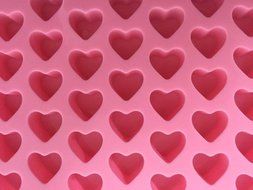 Mini heart-shaped chocolate silicone mold ice lattice DIY mold N3