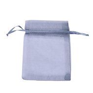 Candy Bag DZT1968 100pcs Organza Wedding Party Decoration Gift Candy Sheer Bags Pouches (Orange) N31