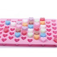 Mini heart-shaped chocolate silicone mold ice lattice DIY mold N4