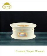 Sun's Tea (Tm) Super White Ceramic Teapot Warmer (White) N2
