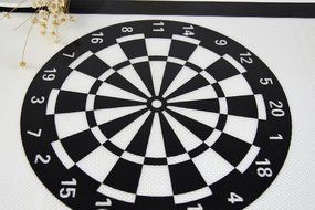 Homankit Silicone Baking Mat - Interesting Dartboard Design - 11 5/8" x 16 1/2" Reusable Non-Stick Liner for Macaron... N6