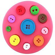 Y&amp;XL&amp;H Button Shaped Silicone Fondant Cake Cake Chocolate Silicone Molds,Decoration Tools Bakeware
