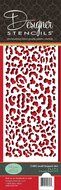 Designer Stencils C485 Leopard Skin Cake Stencil, 4-Inch, Beige/Semi-Transparent N2