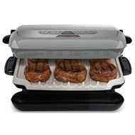 George Foreman GRP4842R 3-in-1 Multi-Plate Evolve Grill, Electric Grill, (Panini Press, Grilling, and Waffle Plates... N9