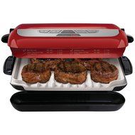 George Foreman GRP4842R 3-in-1 Multi-Plate Evolve Grill, Electric Grill, (Panini Press, Grilling, and Waffle Plates... N10