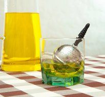 Hipo Design Height Adjustable Tea Ball Strainer- Foldable Silicone Q Cap alone as Coffee Dripper (orange) N16