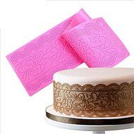 Y&amp;XL&amp;H Silicone Lace Mats Mold Lace Mat Fondant Cake Decorating Wedding Flower Embossing Mould N2
