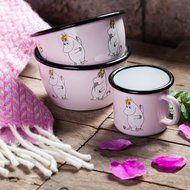 Moomin Snork Maiden Muurla Enamel Bowl N3