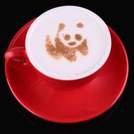 LOHOME&reg; Coffee Latte Garland Mould - 16 PCS Cappuccino Plastic Template + FREE Stainless Steel Powder Shaker -... N4