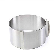 Vking Retractable Stainless Steel Cake Ring Molds Circle Mousse Cake Mould Size Adjustable Diameter Bakeware Cake... N4