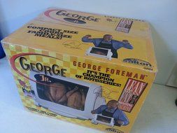 George Foreman Lean Mean Fat Roasting Machine / Indoor Grill - Champion of Rotisseries GR82 N3