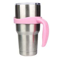 Morecome New 30 Oz Stainless Steel Insulated Tumbler Mug Handle (Purple) N22