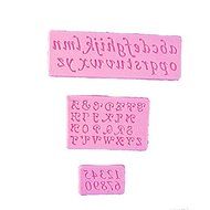 HT BAKEWARE | Set of Alphabets Upper and Lower Case with Numbers Silicone Mol... N3