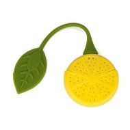 KookieMonsta Colorful Fantastic Silicone Lemon Shape Mini Reusable Tea Infuser Strainer Teapot Teacup