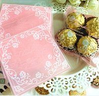100 PCS Lovely Cute Bowknot OPP Self Adhesive Cookie Bakery Candy Biscuit Roasting Treat Gift DIY Plastic Bag... N45