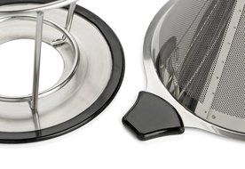 Coffee Dripper, OPACC Stainless Steel Best Pour over Single Cup coffee makerer Reusable Permanent Drip Coffee... N2