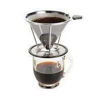 Coffee Dripper, OPACC Stainless Steel Best Pour over Single Cup coffee makerer Reusable Permanent Drip Coffee... N5