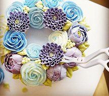 Astra shop Cake Flower Lifter Scissors &amp; Flower Nail Cream Roses Maker Set,2.95" Diameter N5
