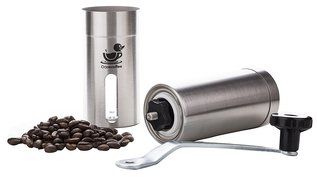 Manual Coffee Grinder - Burr Grinders by Orjoe - Portable Coffee Mill - Stainless Steel - Aeropress Compatible... N6
