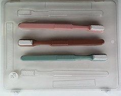 Toothbrush, adult-sized AO087 All Occasion Chocolate Candy Mold